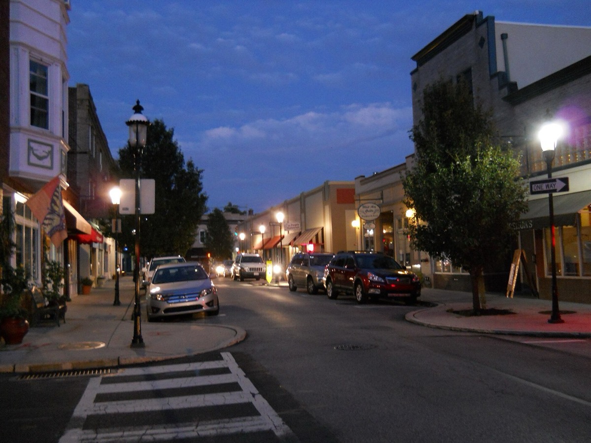 Jenkintown Borough streetscape, Montgomery County PA